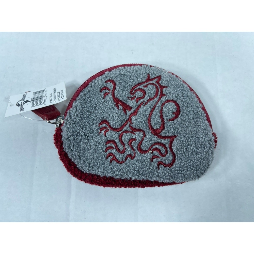 Universal Studios Harry Potter Gryffindor Chenille Coin Purse New With Tags